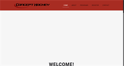 Desktop Screenshot of concepthockey.ca